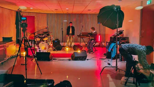 Studio de répétition du Silex en configuration live